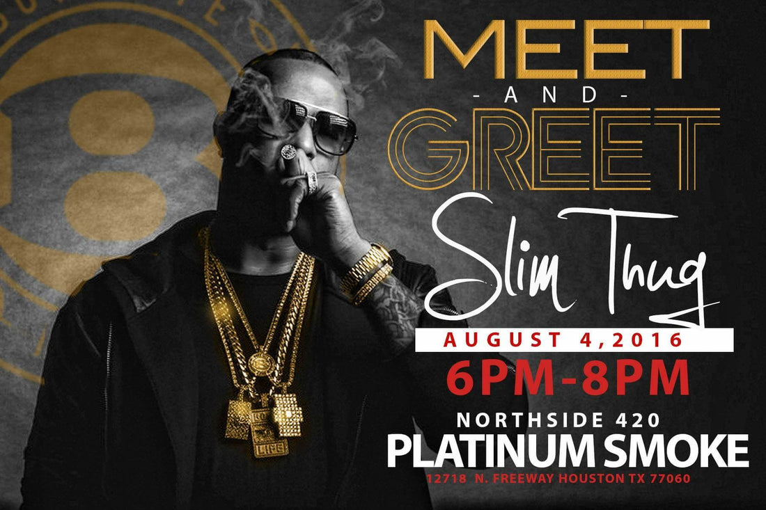 Slim Thug Meet and Greet at Platinum Smokeshop